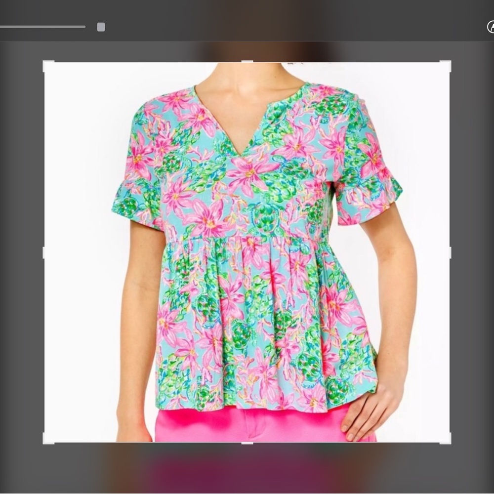 Lilly PUlitzer swing top -size XS